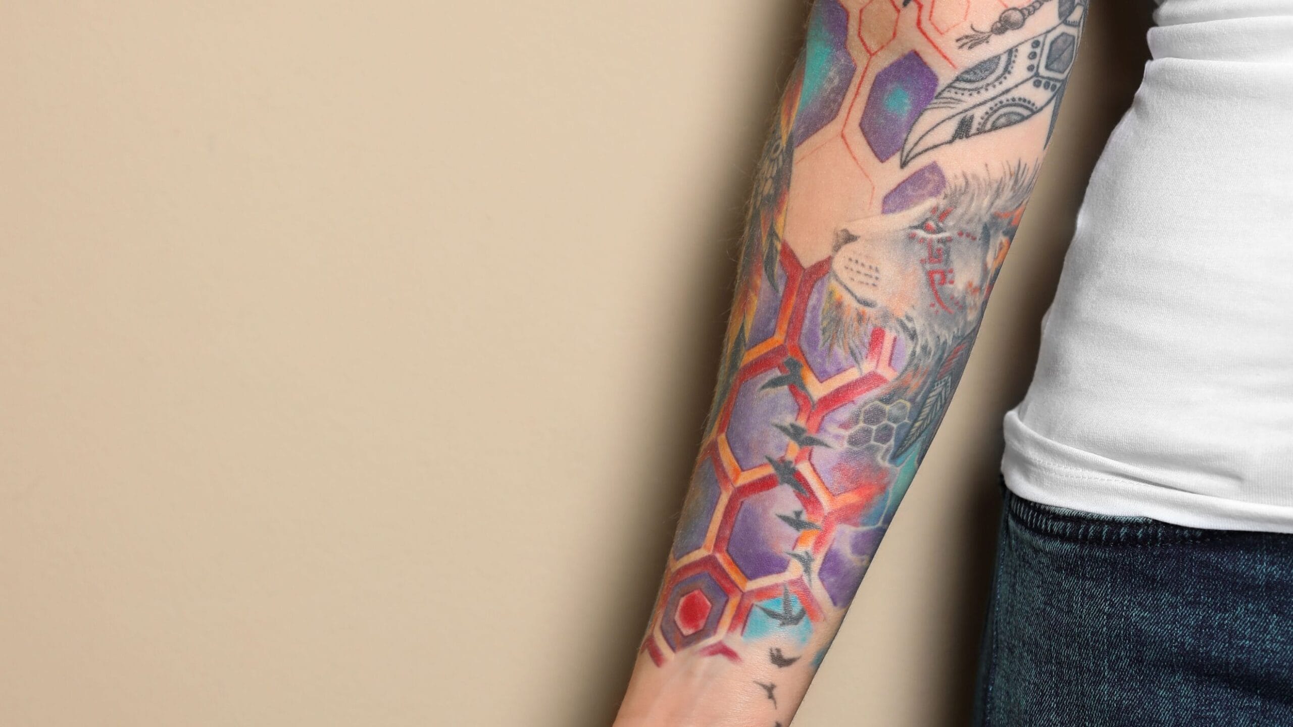 cores de tatuagem mais difíceis de remover durante o tratamento